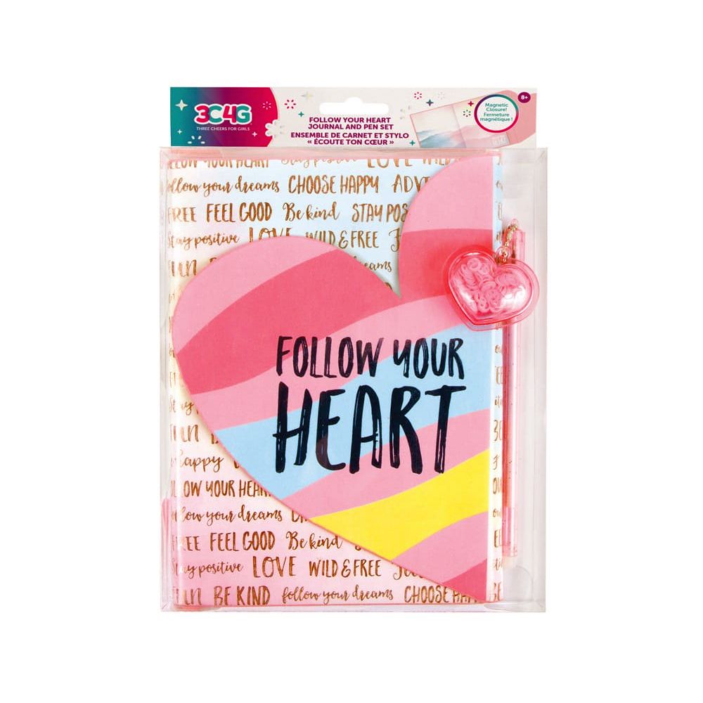 Make It Real Follow Your Heart Journal And Pen Set - Craft Kit
