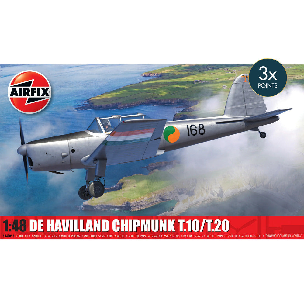 De Havilland Chipmunk T.10/T.20 Airfix 1:48 Scale Model Kit
