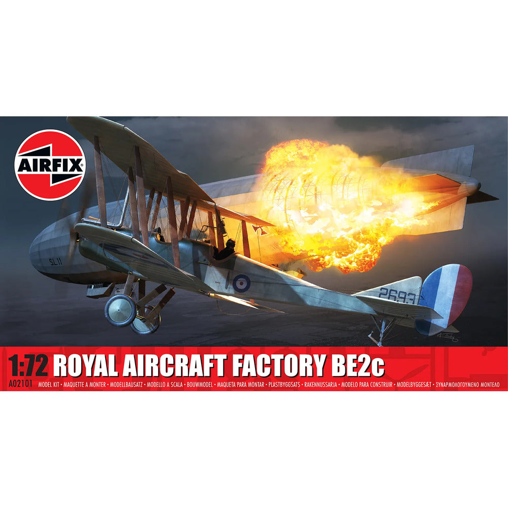 RAF BE2C Airfix 1:72 Scale Model Kit
