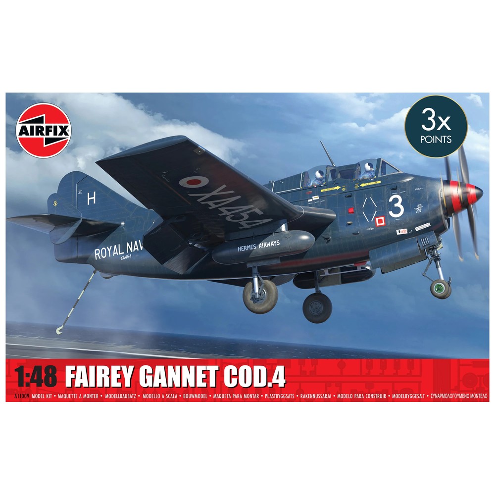 Fairey Gannet COD.4 Airfix 1:48 Scale Model Kit