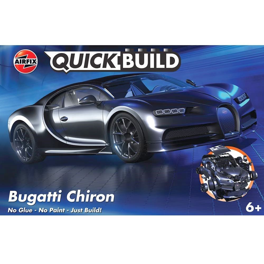 Quickbuild Bugatti Chiron Black Airfix
