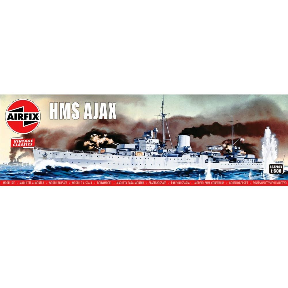 HMS Ajax Airfix 1:600 Scale Model Kit