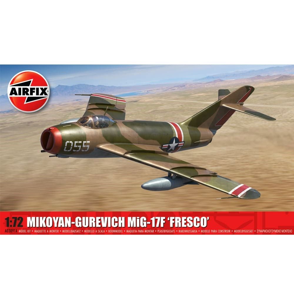 Mikoyan-Gurevich Mig-17F Fresco Airfix 1:72 Scale Model Kit