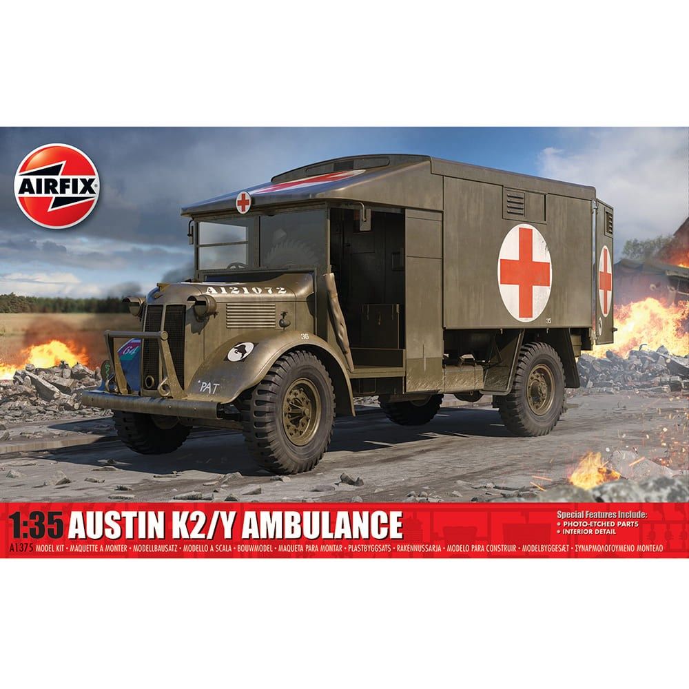 Austin K2/Y Ambulance Airfix 1:35 Scale Model Kit