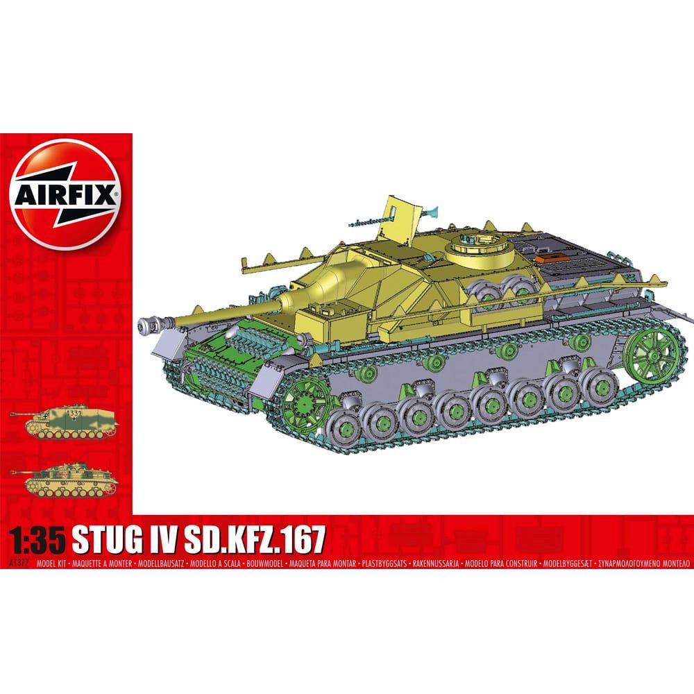 Stug IV SD.KFZ.167 Early Airfix 1:35 Scale Model Kit