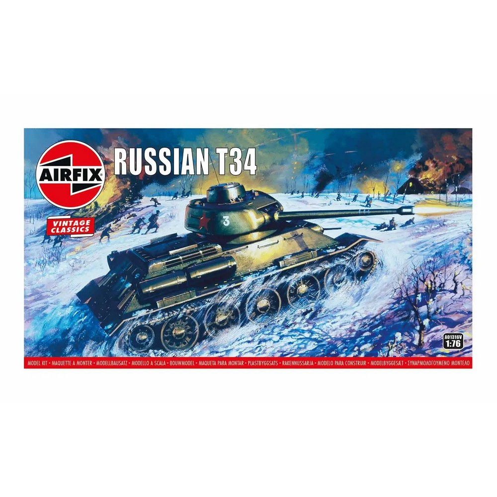 Airfix - Russian T34 Medium Tank (1: 76)