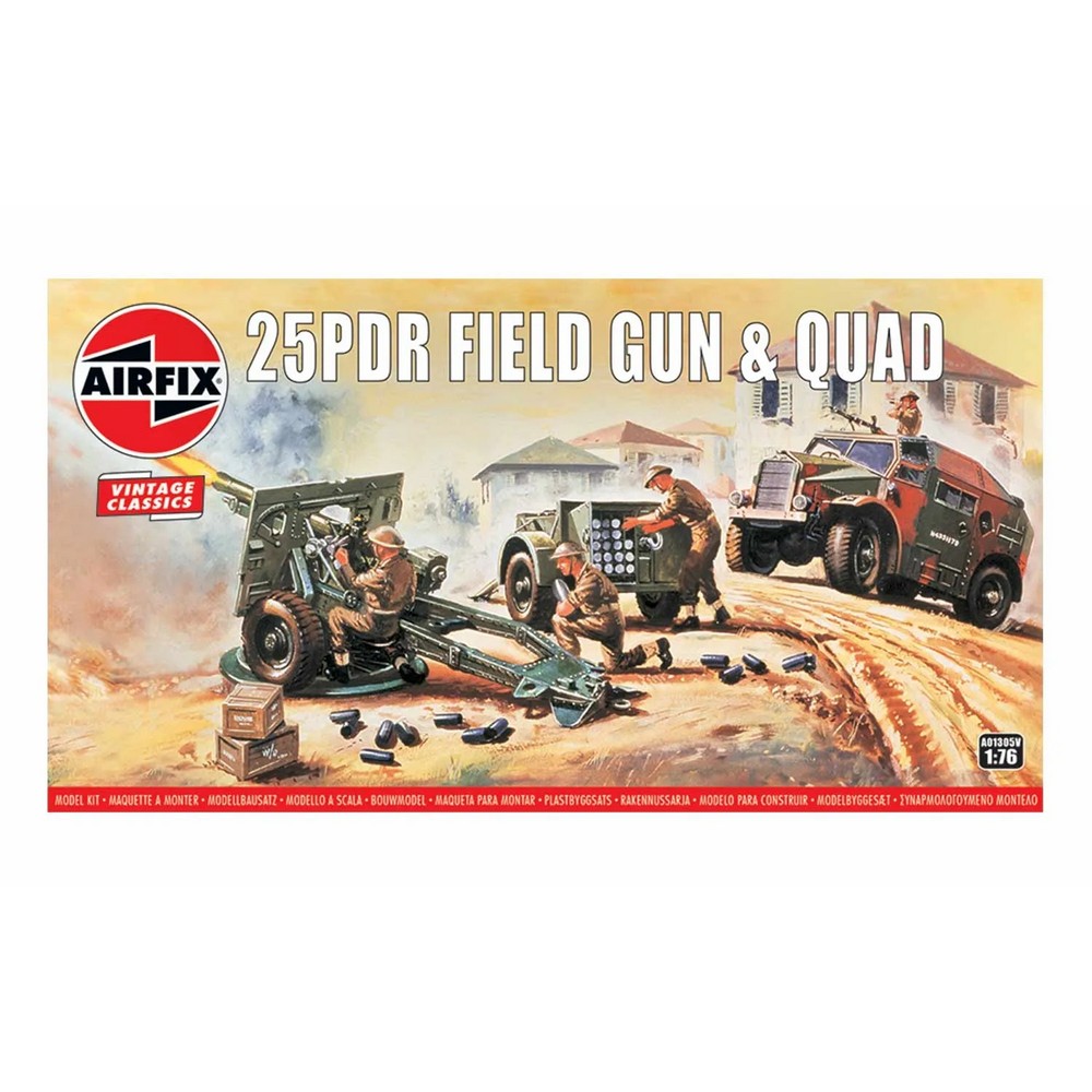 Airfix - 25pdr Field Gun & Quad (1: 76)