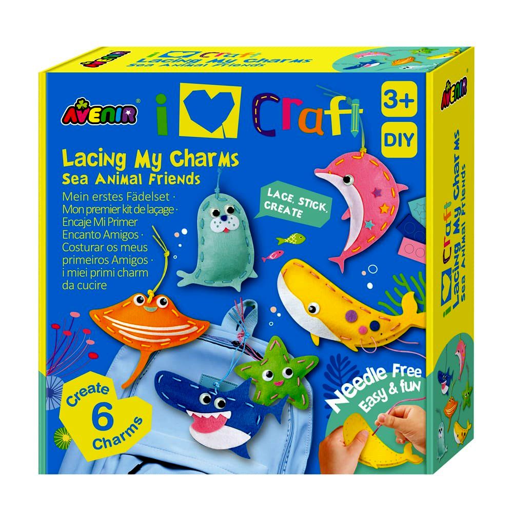 Avenir - Lacing My Charms. Sea Animal Friends - Craft Kit