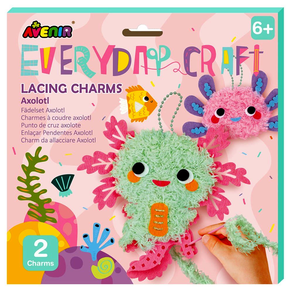 Everyday Craft Lacing Charms Axolotl Avenir