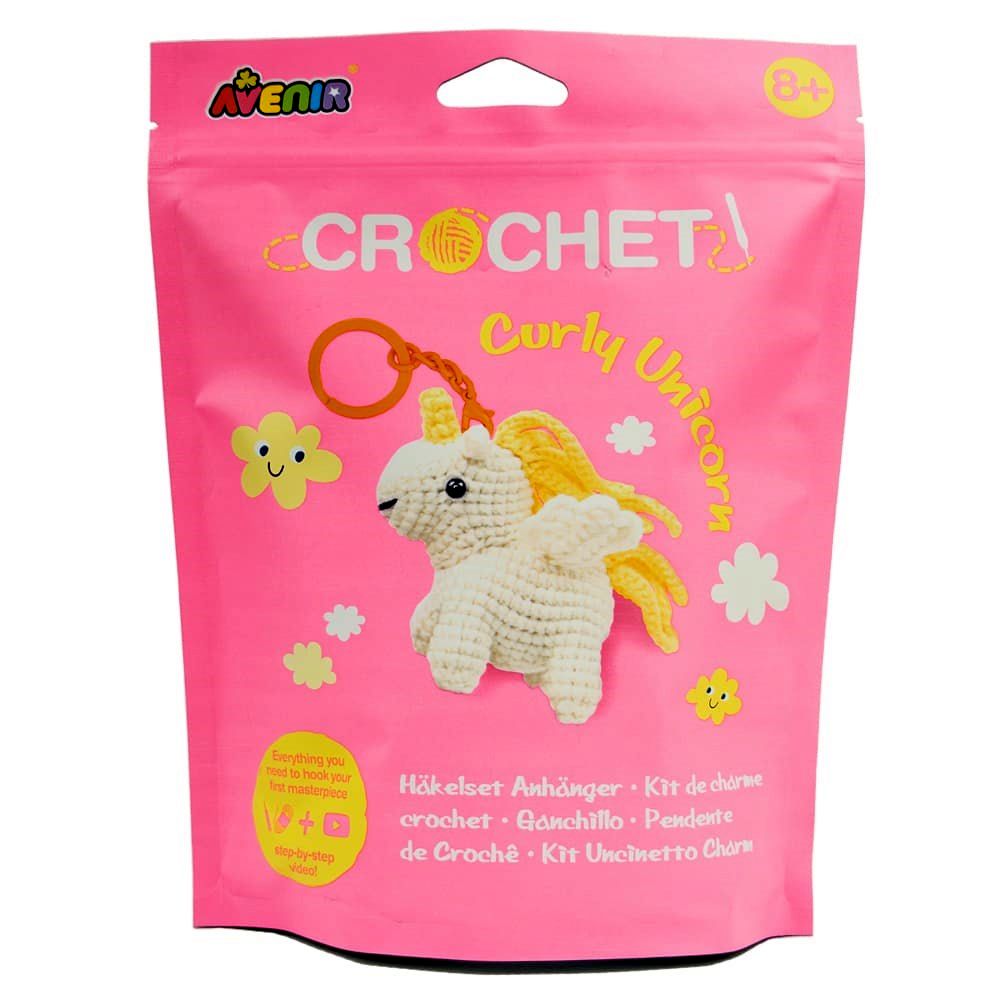Crochet Curly Unicorn Avenir