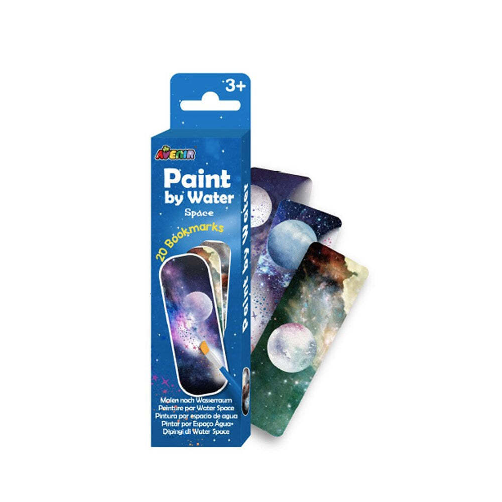Paint by Water Space Bookmarks Avenir