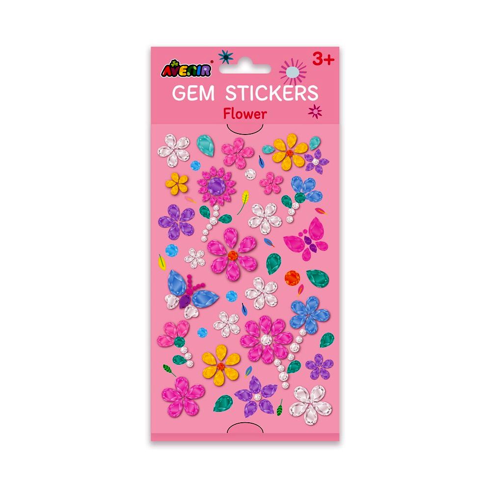 Gem Stickers Flower Avenir