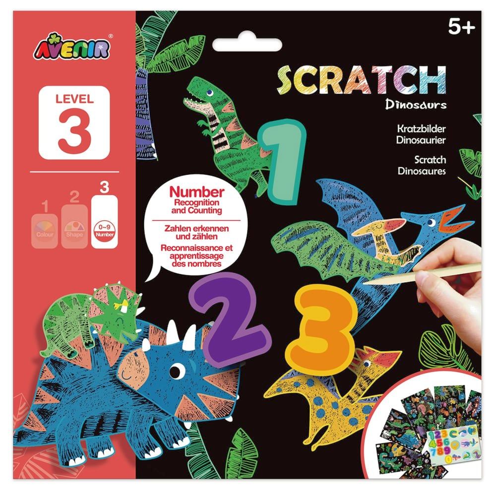Scratch Dinosaurs Level 3 Numbers Avenir