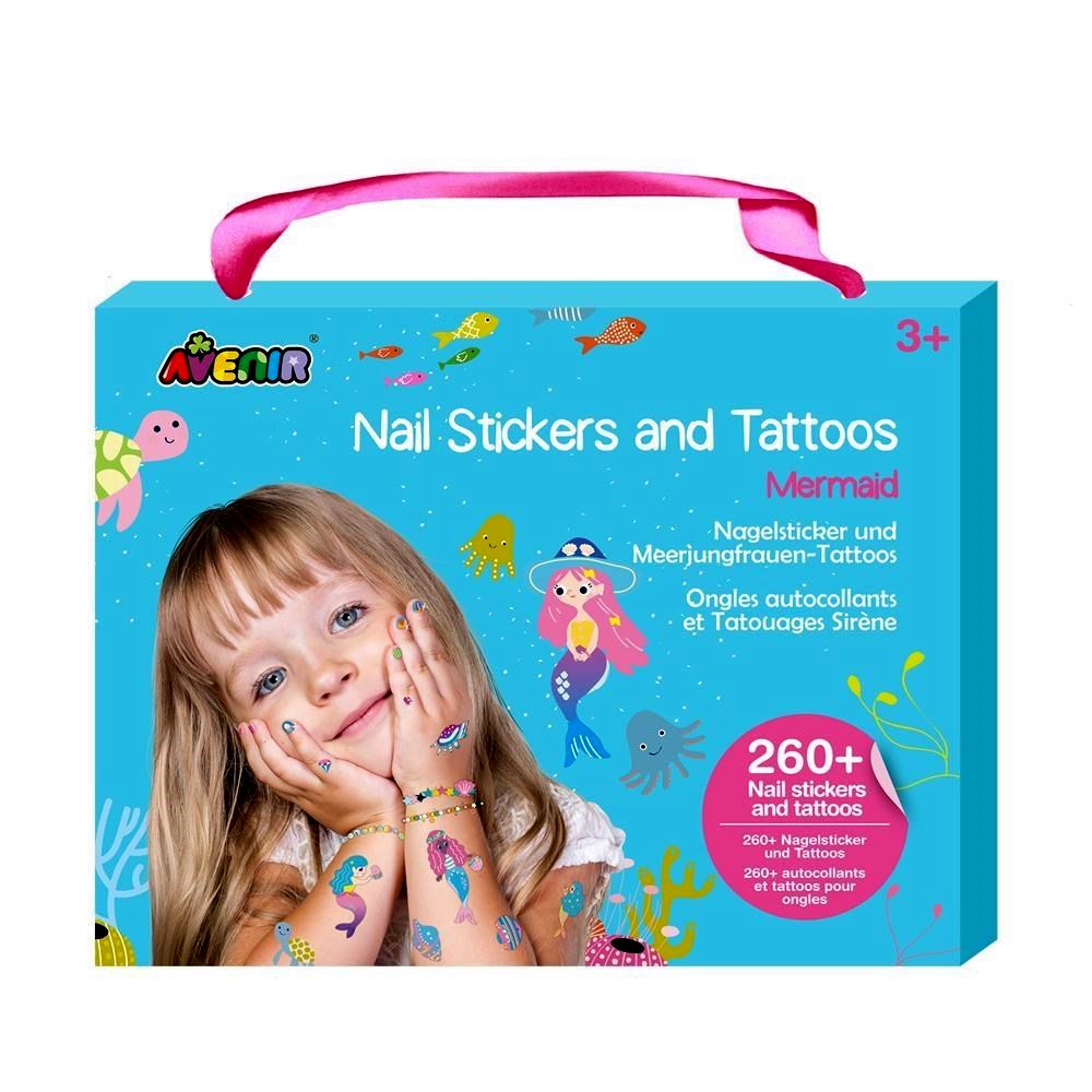 Nail Stickers & Temporary Tattoos Mermaid Avenir