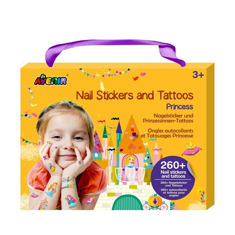 Nail Stickers & Temporary Tattoos Princess Avenir