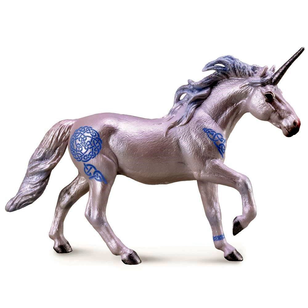 Unicorn Stallion Figurine Blue CollectA XL