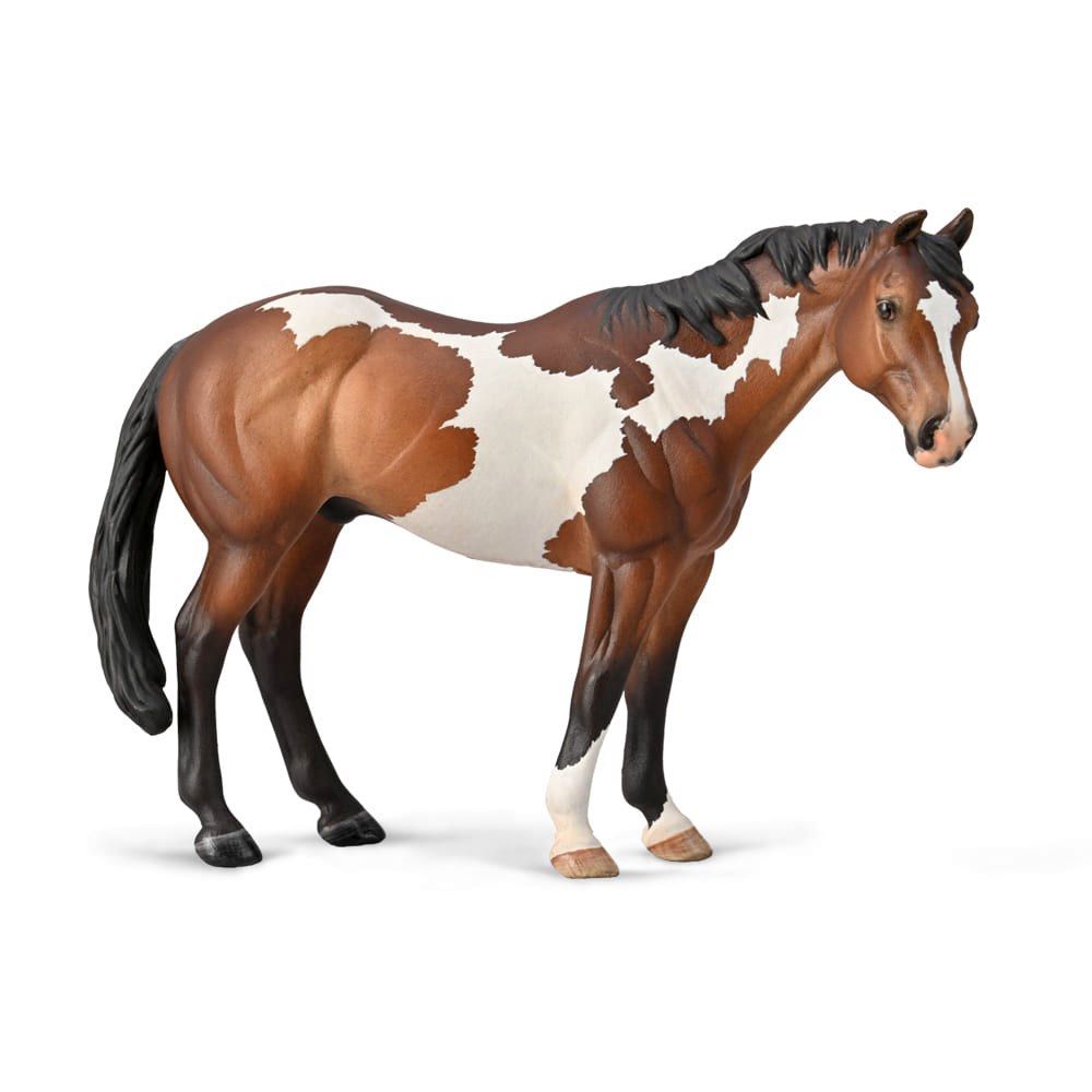 Appaloosa Stallion Bay Overo Paint Figurine CollectA XL