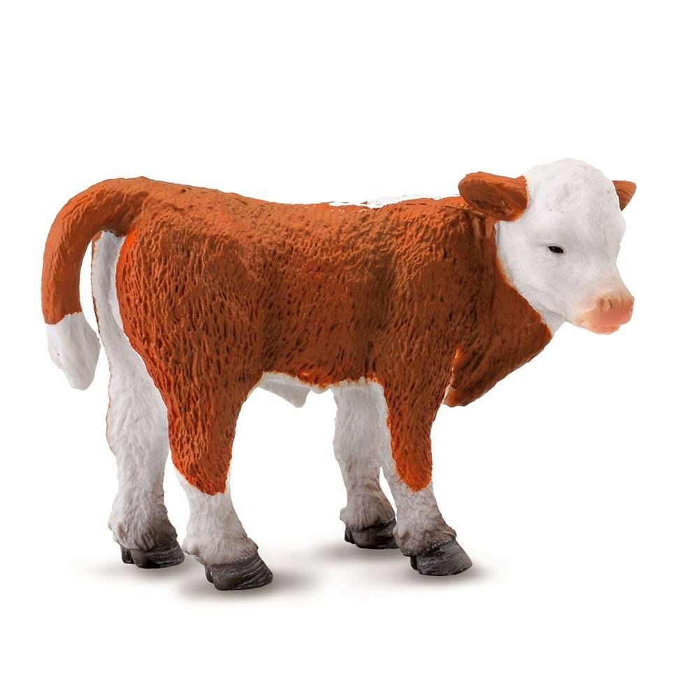 Hereford Calf Standing Figurine CollectA S