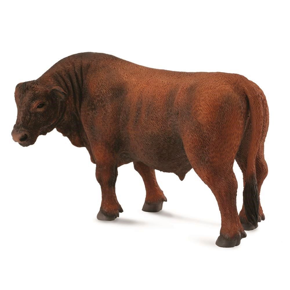 Red Angus Bull Figurine CollectA L