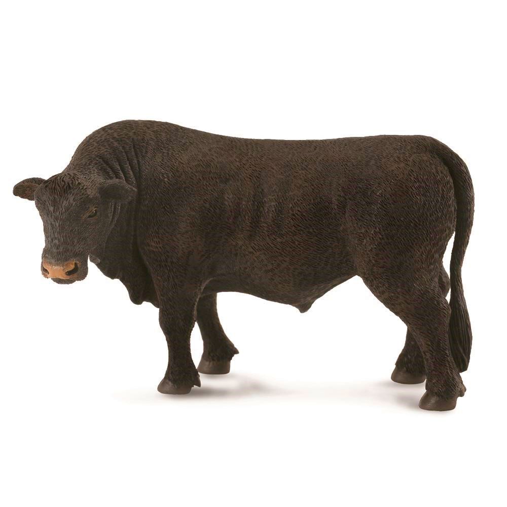 Black Angus Bull Figurine CollectA L