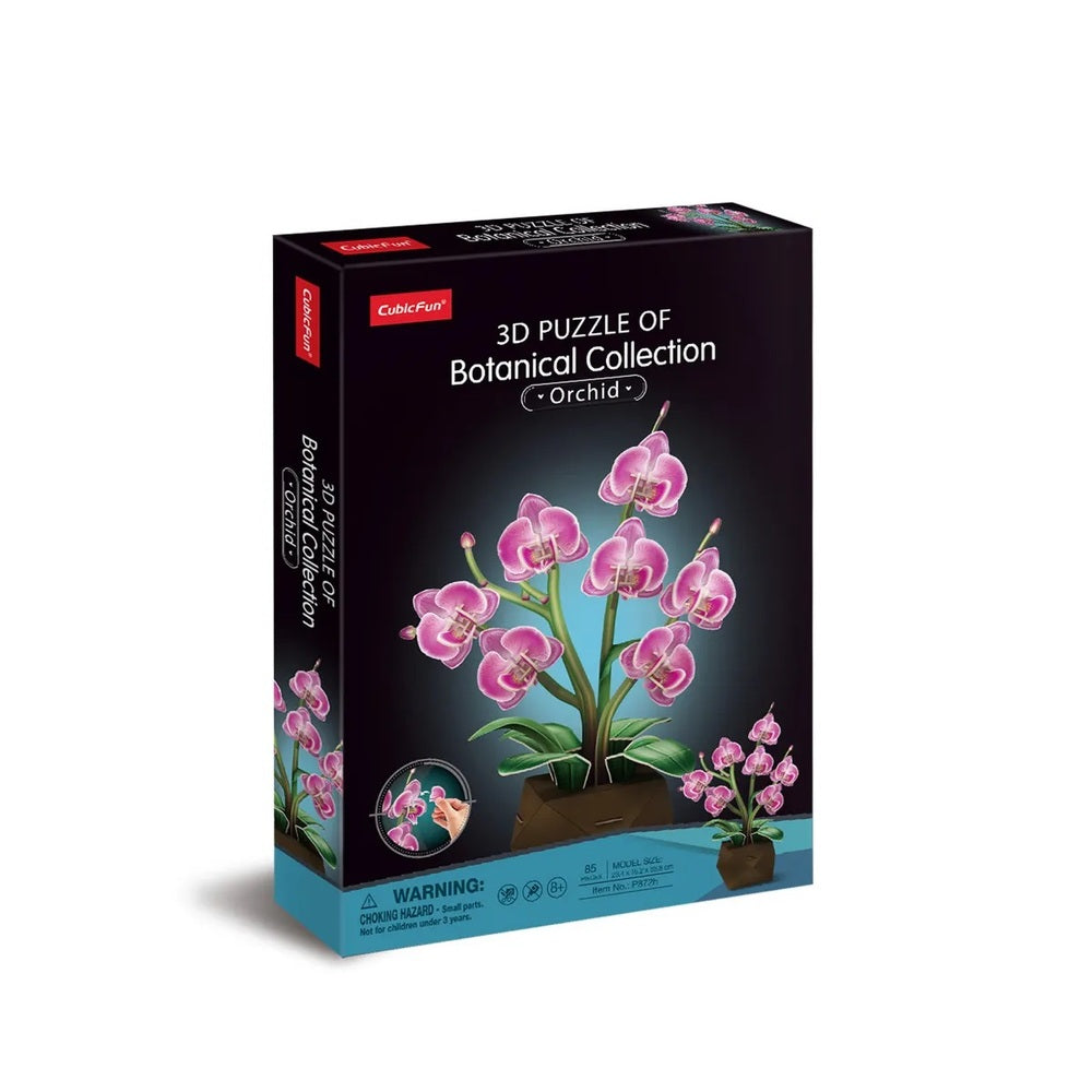 Flower Bouquet Orchids 3D Puzzle CubicFun
