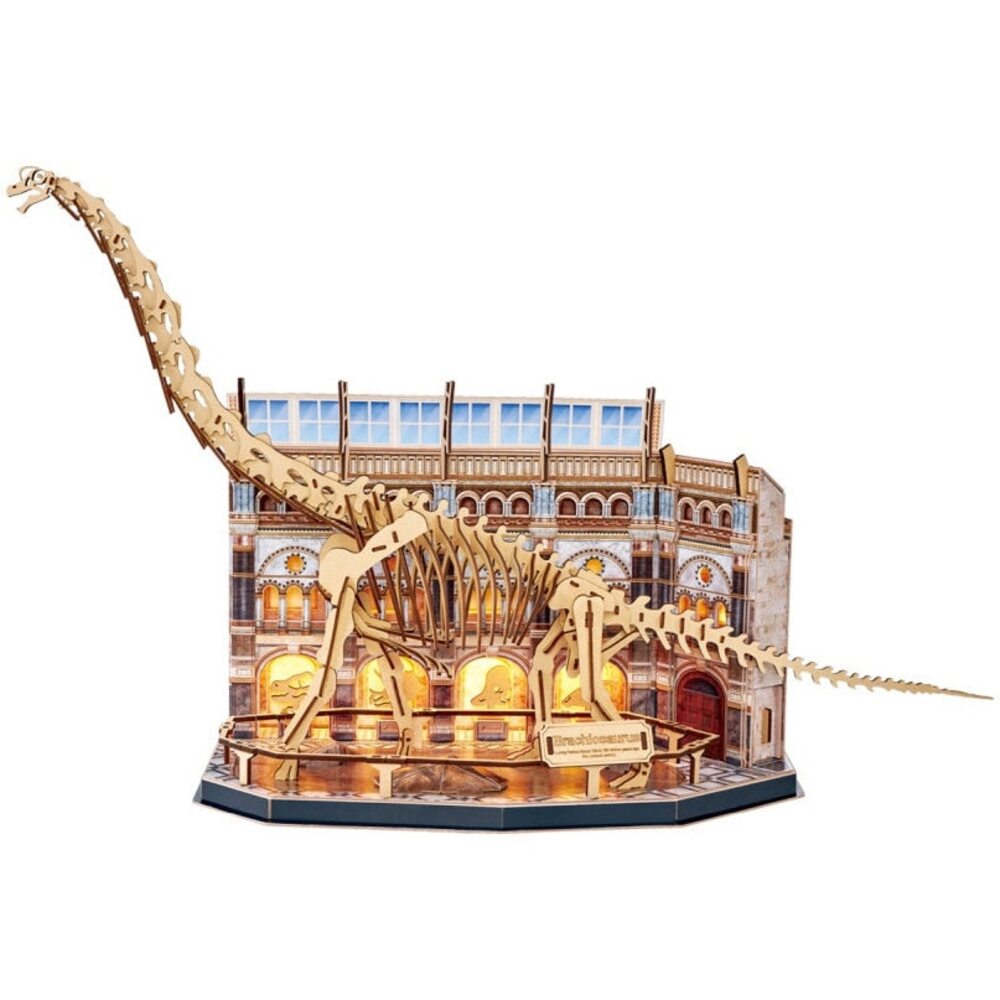 Natural Museum Branchiosaurus 3D Puzzle CubicFun