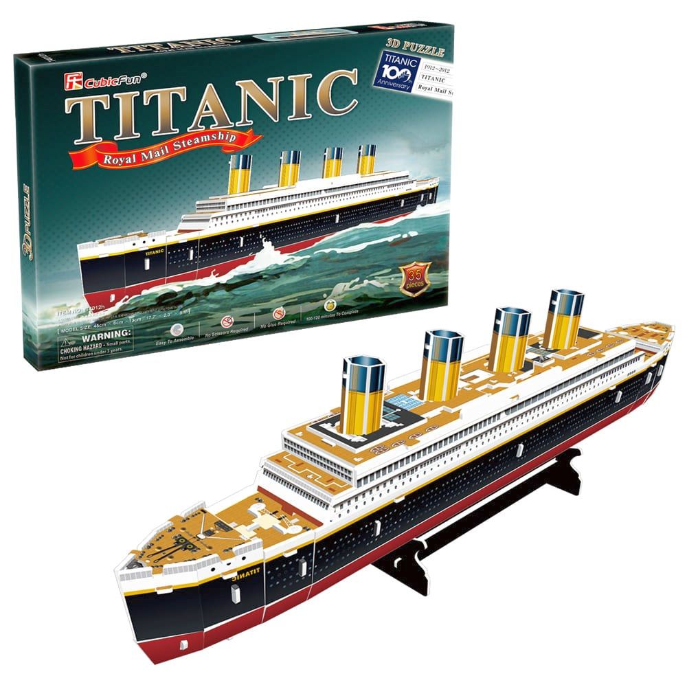 Titanic Small 3D Puzzle CubicFun