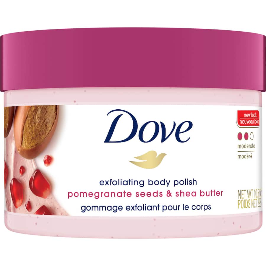 Dove Body Scrub Pomegranate & Shea Butter - 298mL