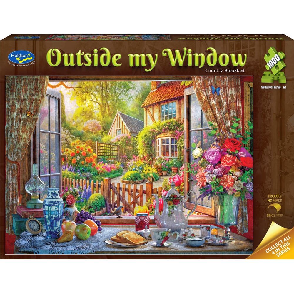 Holdson - Outside my Window S2 - 1000 Piece Puzzle - Country Breakfast