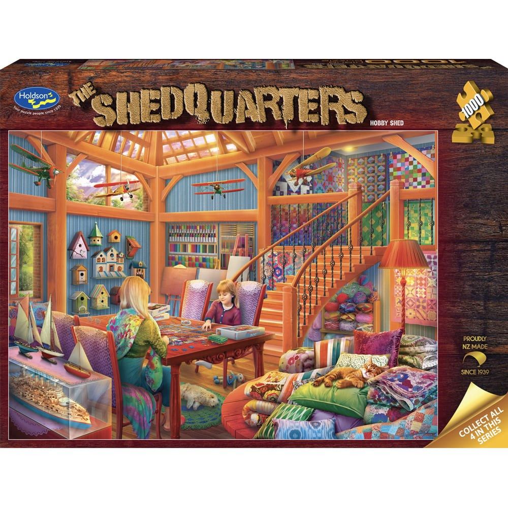 Holdson - The Shedquarters - 1000 Piece Puzzle - Hobby Shed