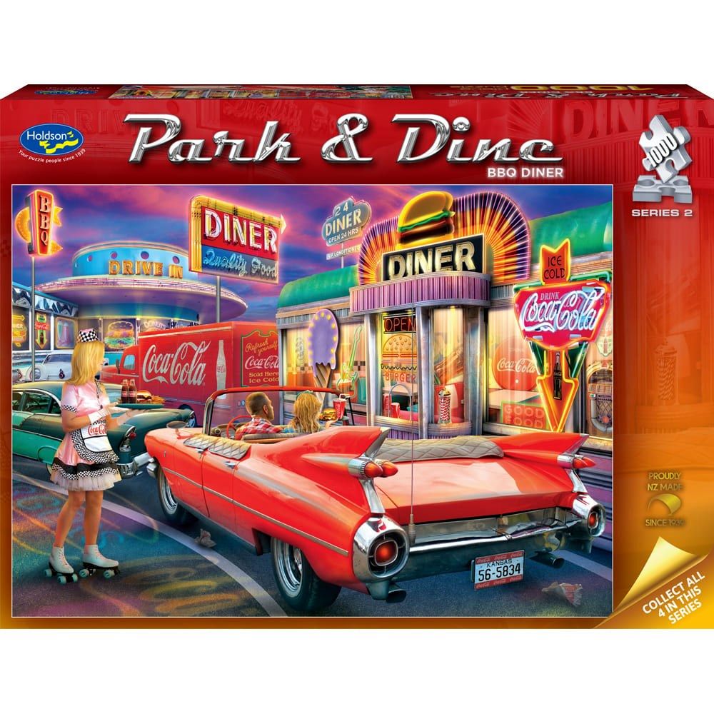 Park & Dine S2 BBQ Diner Holdson 1000pc Jigsaw Puzzle