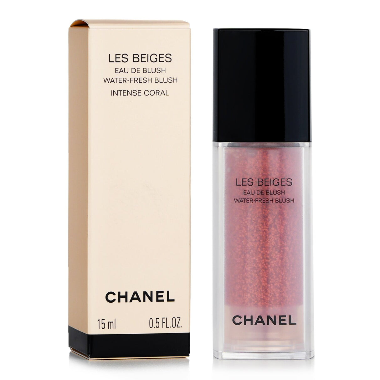 Chanel - Les Beiges Water Fresh Blush - # Intense Coral - 15ml/0.5oz