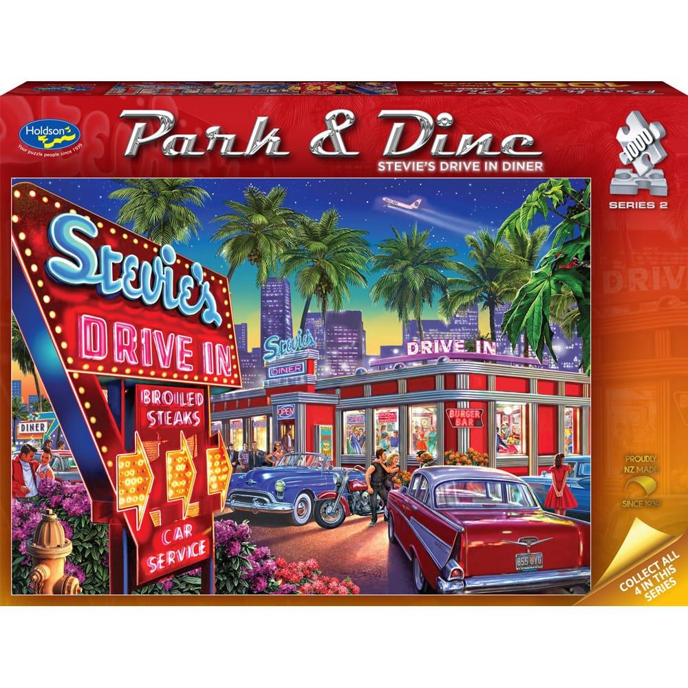 Park & Dine S2 Stevie's Drive in Diner Holdson 1000pc Jigsaw Puzzle