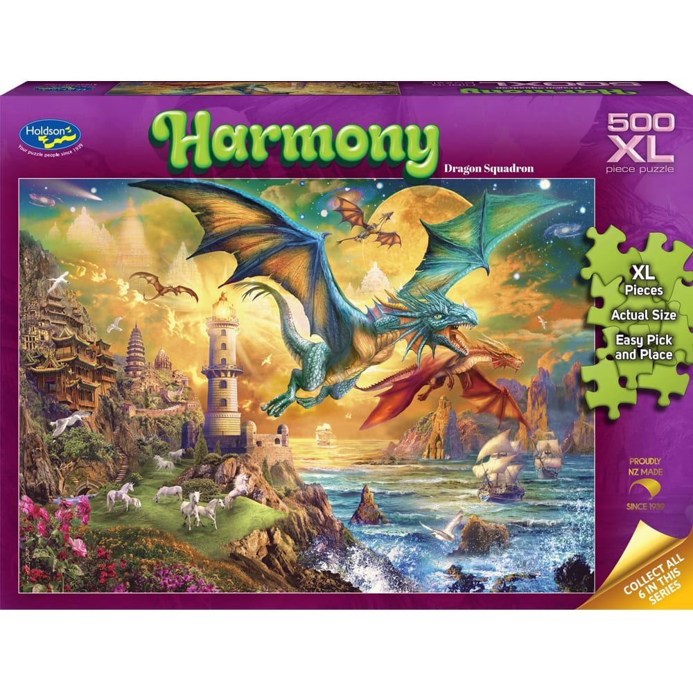 Puzzle - Holdson - Harmony - 500XLpc Puzzle - Dragon Squadron