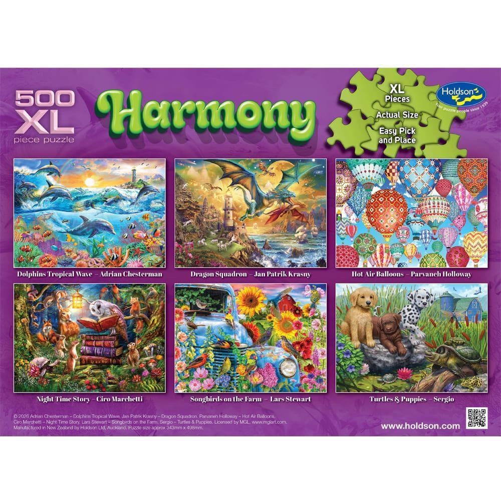Puzzle - Holdson - Harmony - 500XLpc Puzzle - Dragon Squadron