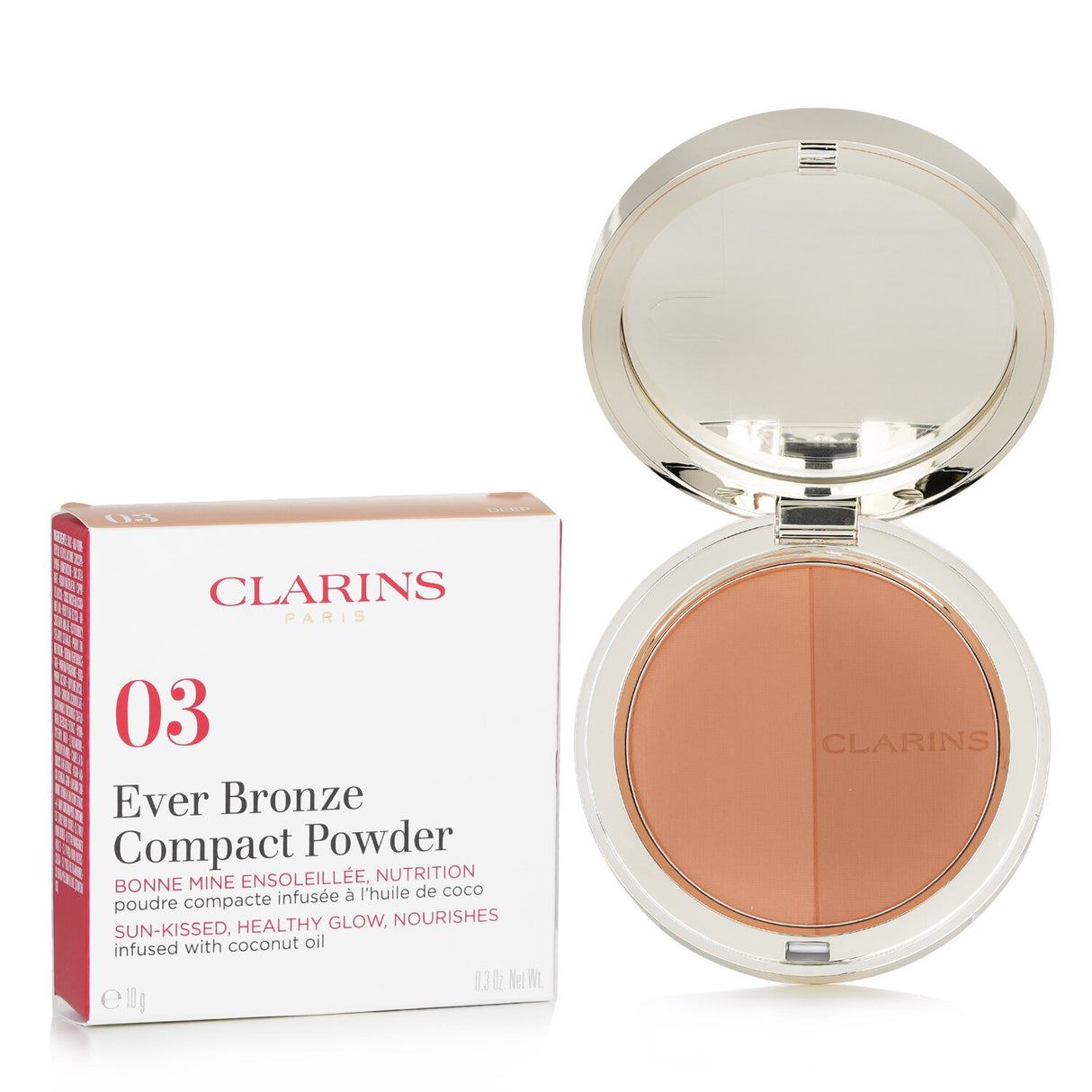 Clarins - Ever Bronze Compact Powder - # 03 Deep - 10g/0.3oz