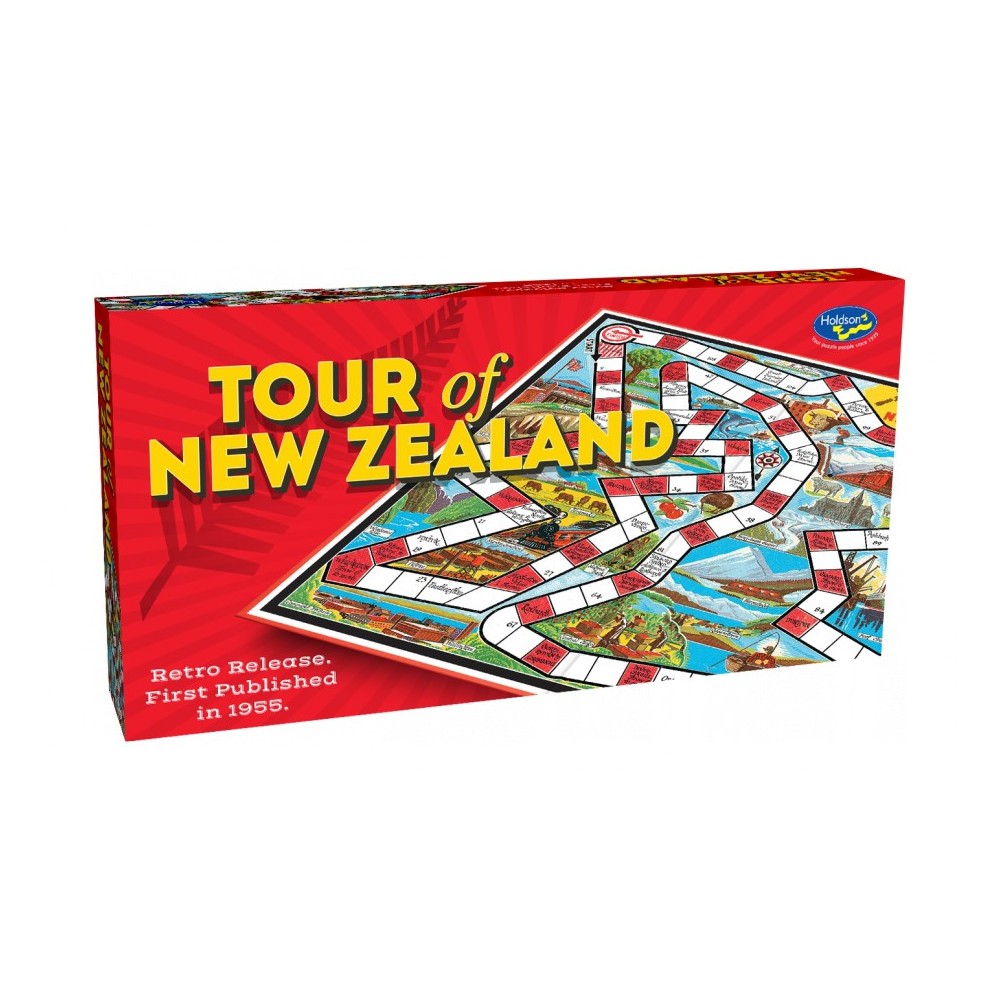 Tour of New Zealand Game Board Game