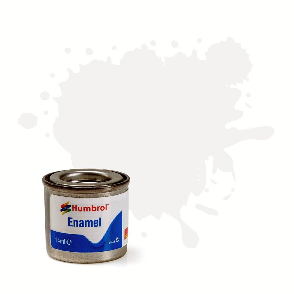 White Matt Humbrol Enamel Paint 14ml