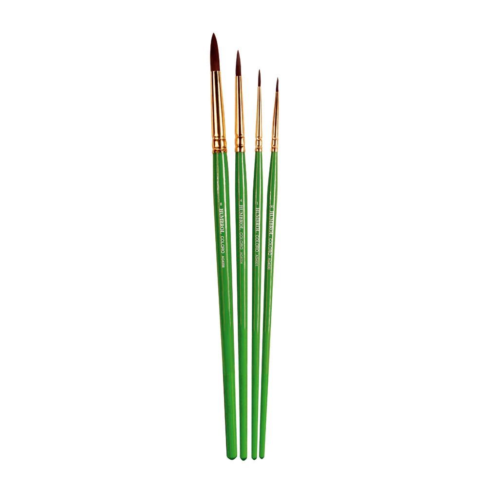 Humbrol - Coloro Brush Pack 00. 0. 1. 2. 4