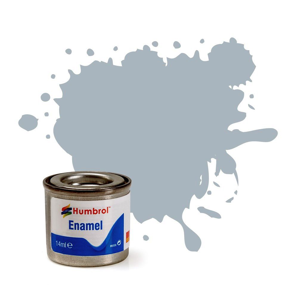 Humbrol - 14ml Enamel Tinlet Aluminium Metallic - Model Paint