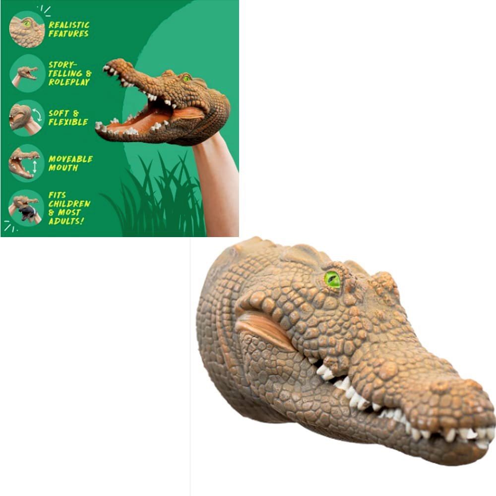Kid Antics - Wild Thingz Hand Puppet - Crocodile