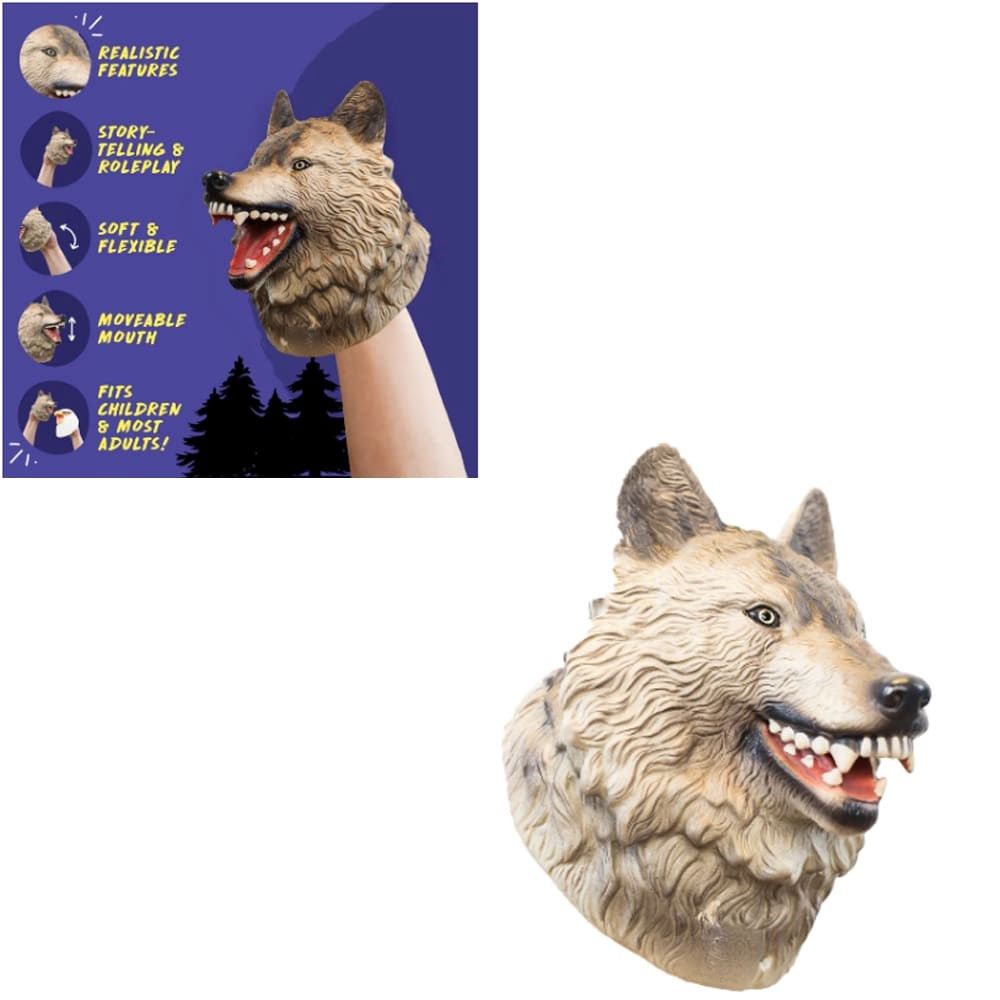 Kid Antics - Wild Thingz Hand Puppet - Wolf