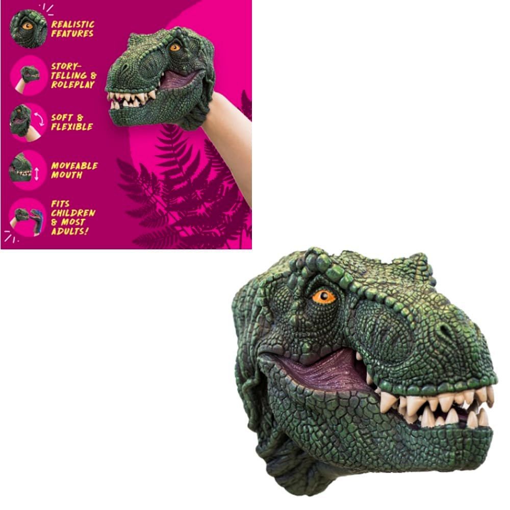 Kid Antics - Wild Thingz Hand Puppet - T-Rex Green