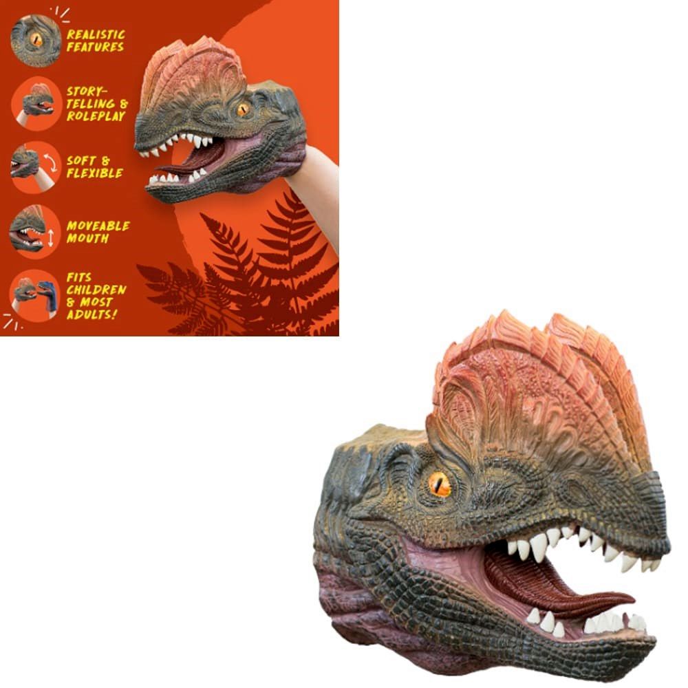 Kid Antics - Wild Thingz Hand Puppet - Dilophosaurus