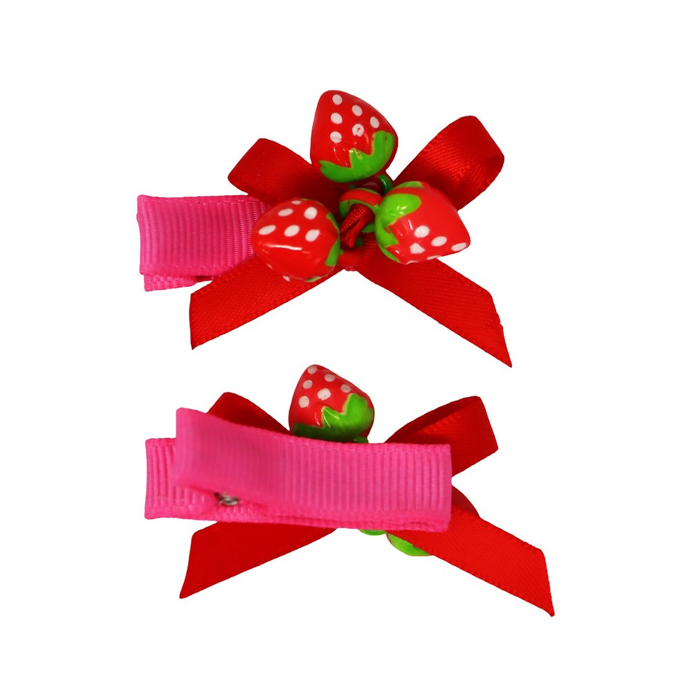 Pink Poppy Sweet Berry Hair Clips - Toy Vehicle