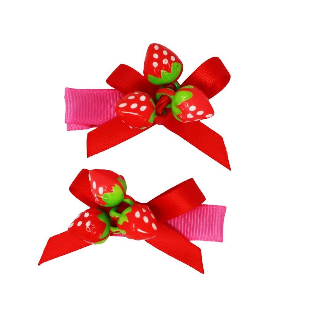 Pink Poppy Sweet Berry Hair Clips - Toy Vehicle
