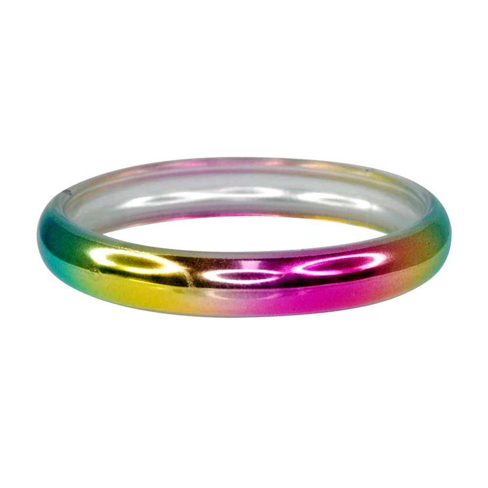 Pink Poppy Metallic Rainbow Bangle - Toy Vehicle