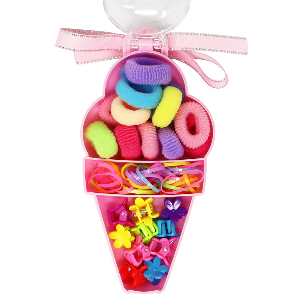 Pink Poppy Ice Cream Hair Accessory Set