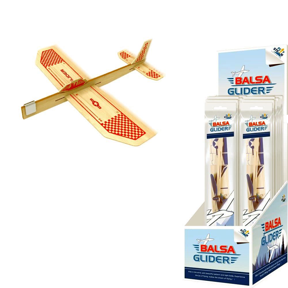 "Balsa Plane 9"" Hand Launch Glider"