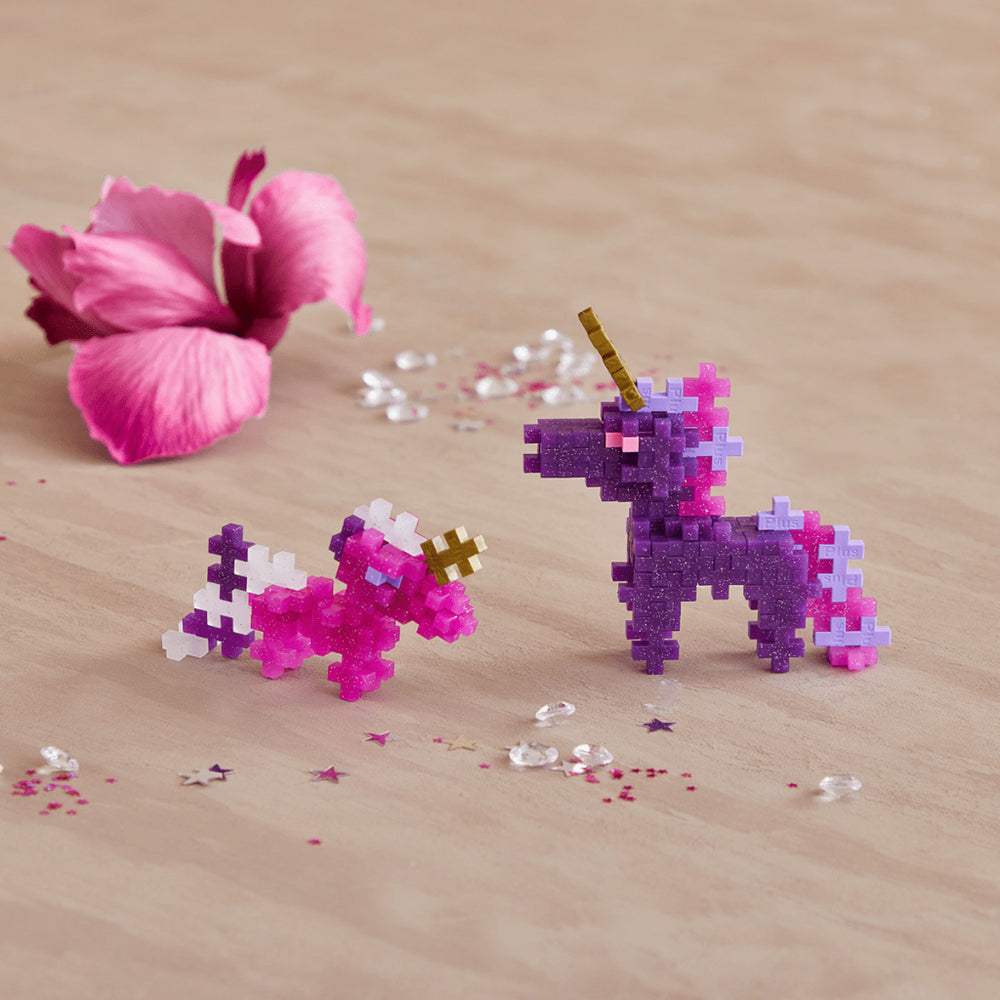 Glitter Unicorns Mix 100pc Tube Plus-Plus